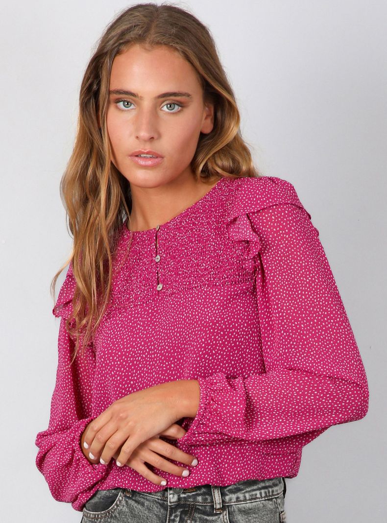 Blusa Panal Chifón-0