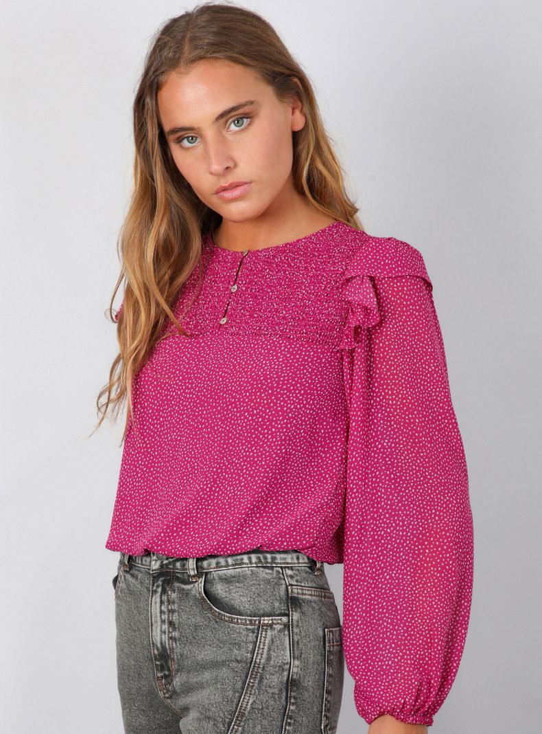 Blusa Panal Chifón-2