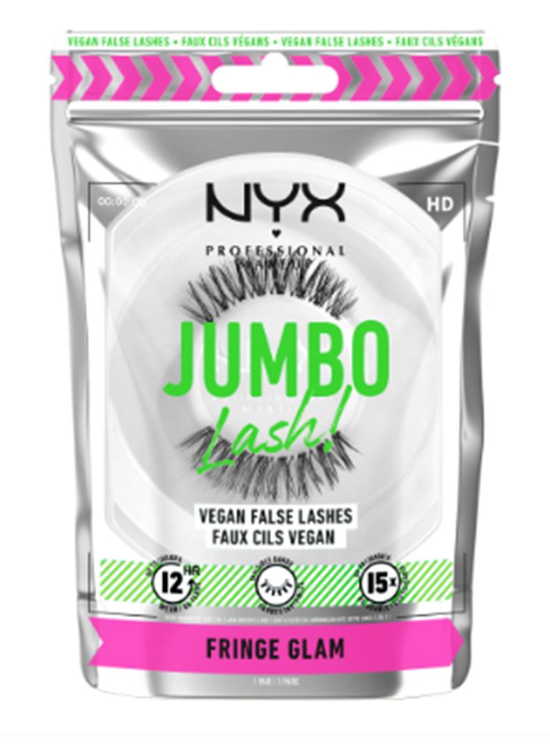 Pestañas Postizas  Jumbo Lash Vegan Fringe Glam-0