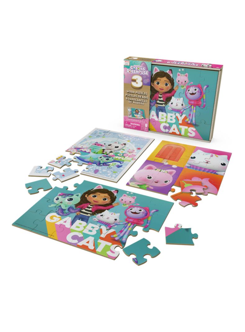 3 Puzzles Madera de 24 Piezas-1