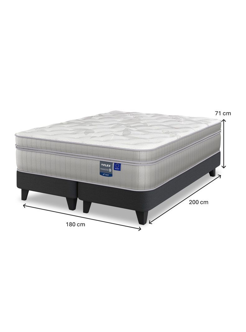 Cama Europea Paradise King + Set Colonia-1