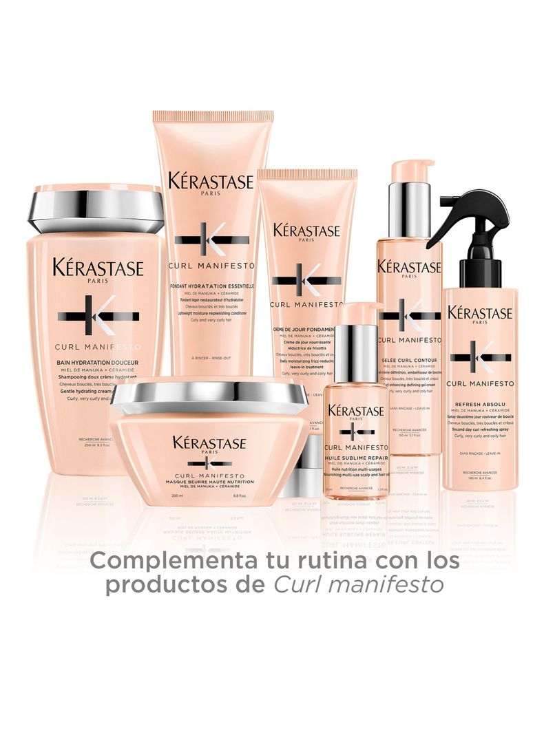 Máscara Nutrición Cabello Rizado Masque Beurre Haute Nutrition Curl Manifesto 200ml-5
