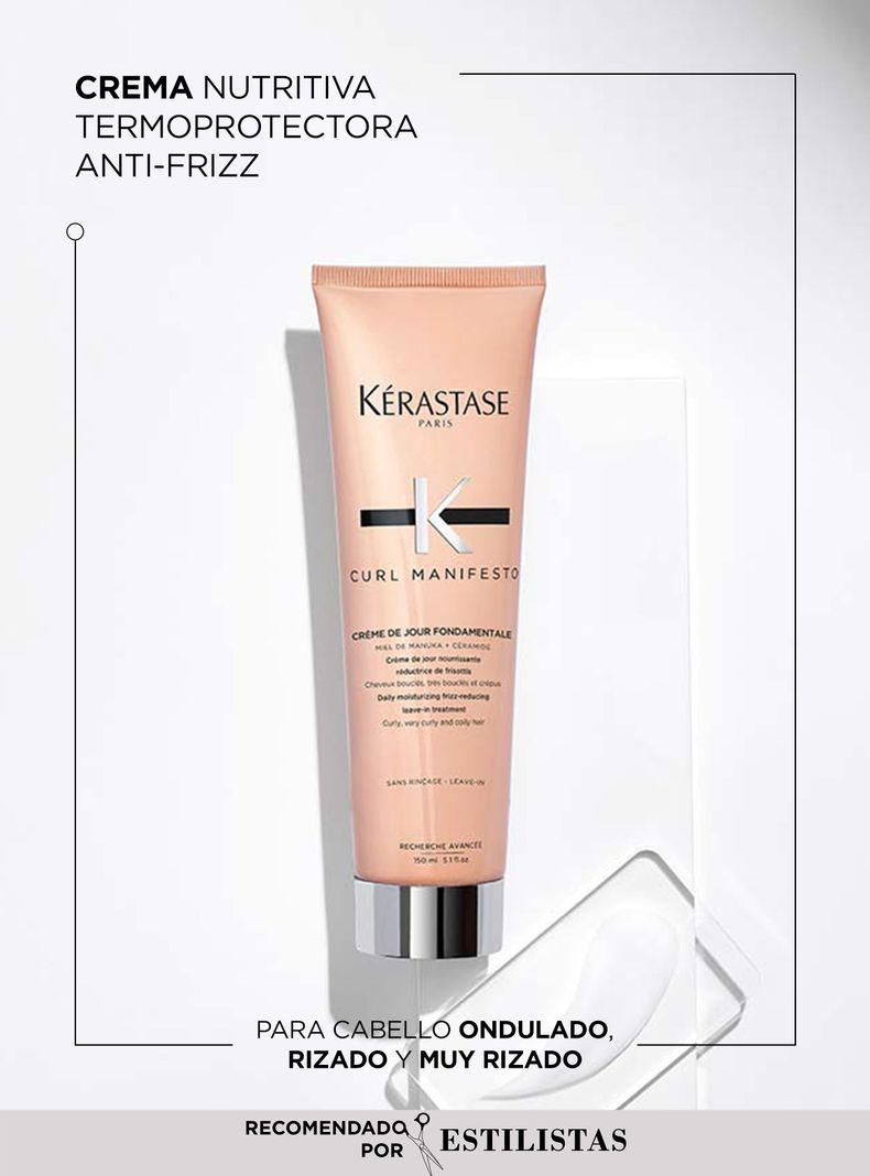 Crema Anti-Frizz Cabello Rizado Créme De Jour Fondamentale Curl Manifesto 150ml-1
