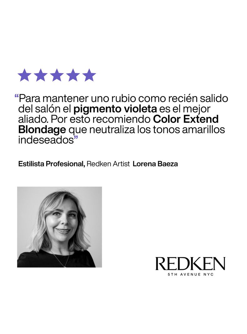 Shampoo XL Matizador Cabello Rubio Color Extend Blondage 500ml-5