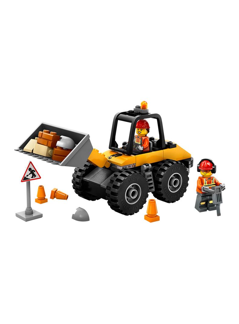 Lego Cargadora con Ruedas Amarilla-3