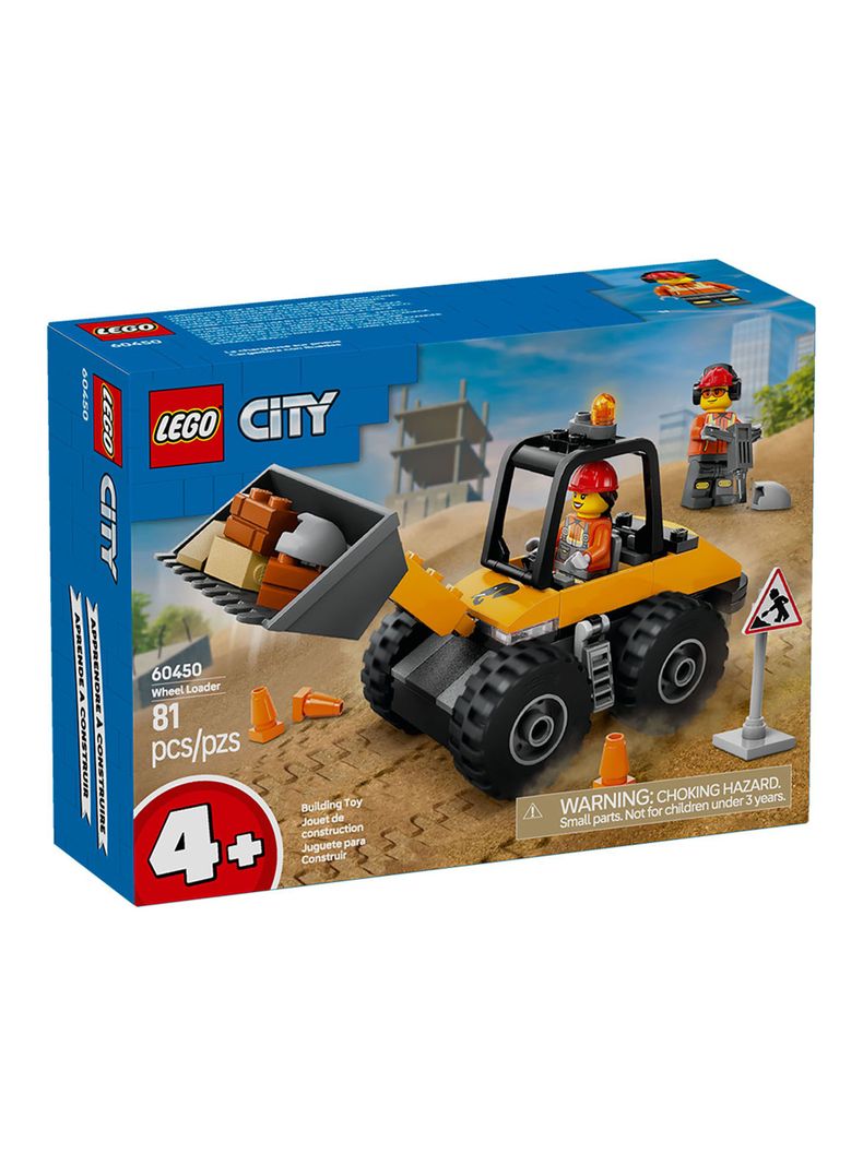 Lego Cargadora con Ruedas Amarilla-0