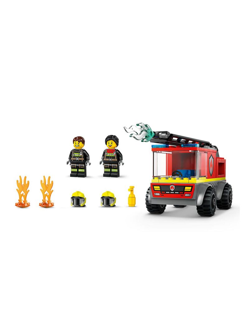 Lego Camión de Bomberos con Escalera-3
