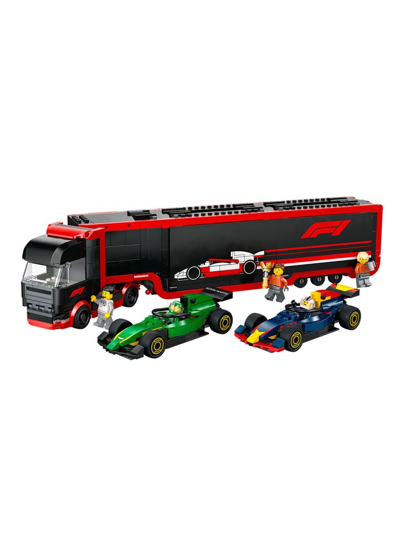 Lego Camión de F1 con Autos de F1 RB20 y AMR24-2