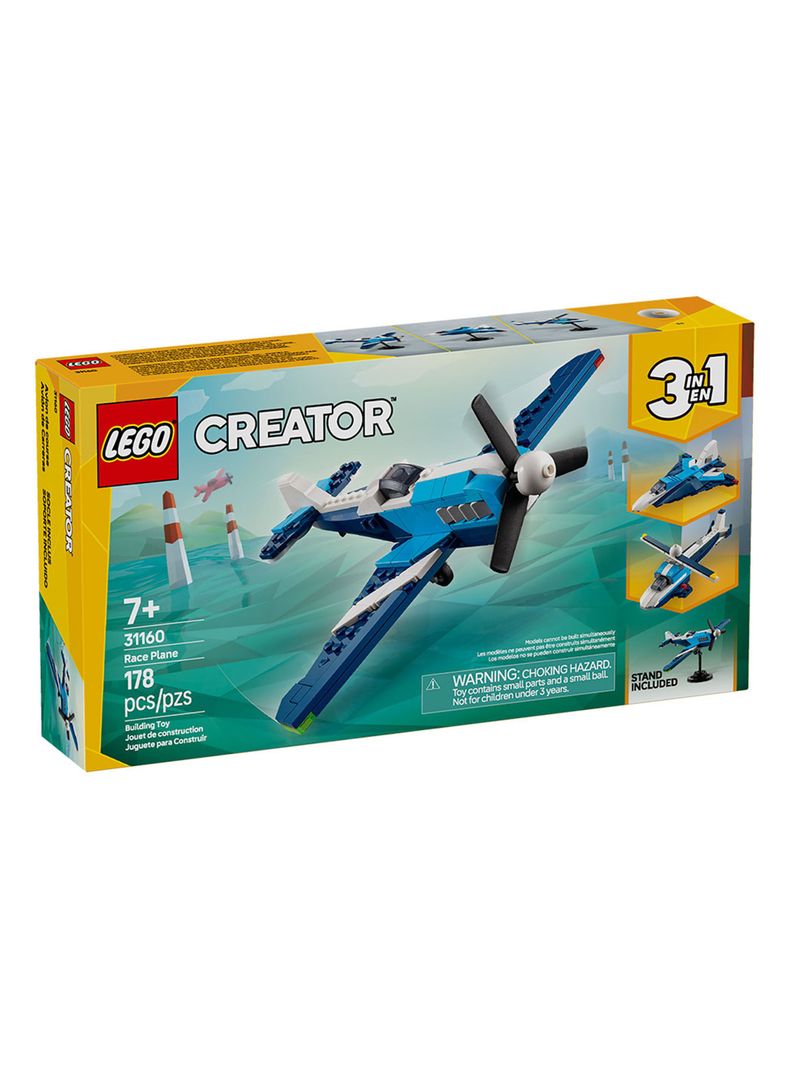 Lego Aeronave Avion de Carreras