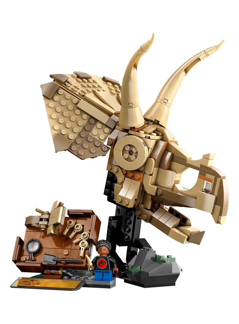 Lego Fósiles de Dinosaurio Cráneo de Triceratops-2