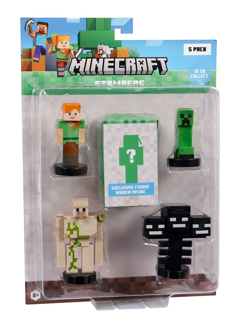 Pack de 5 Figuras Timbre Creeper-0