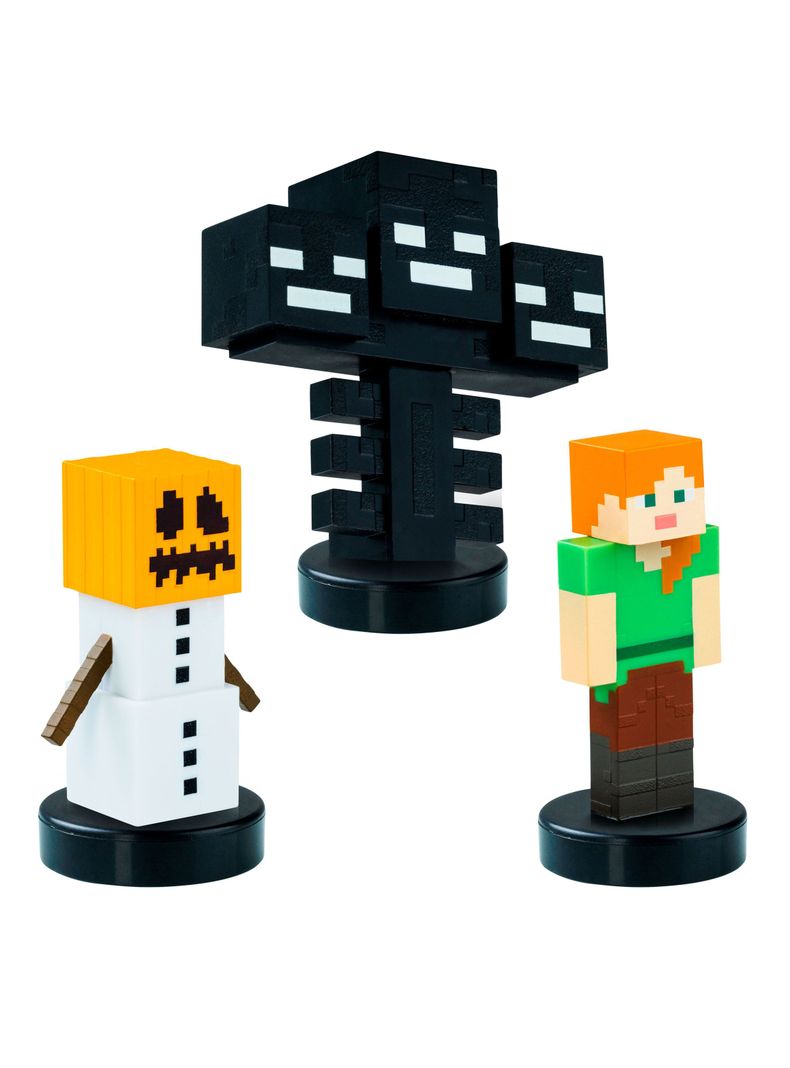 Pack de 3 Figuras Timbre Golem de Nieve-1