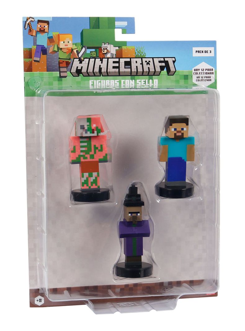 Pack de 3 Figuras Timbre Zombie-0