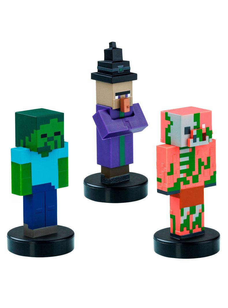 Pack de 3 Figuras Timbre Zombie-1