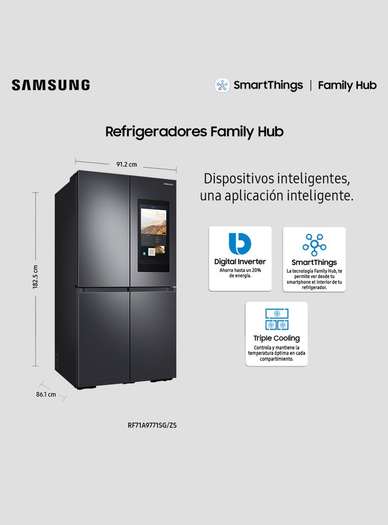 Refrigerador Side by Side No Frost 703 Litros French Door con Family Hub-1