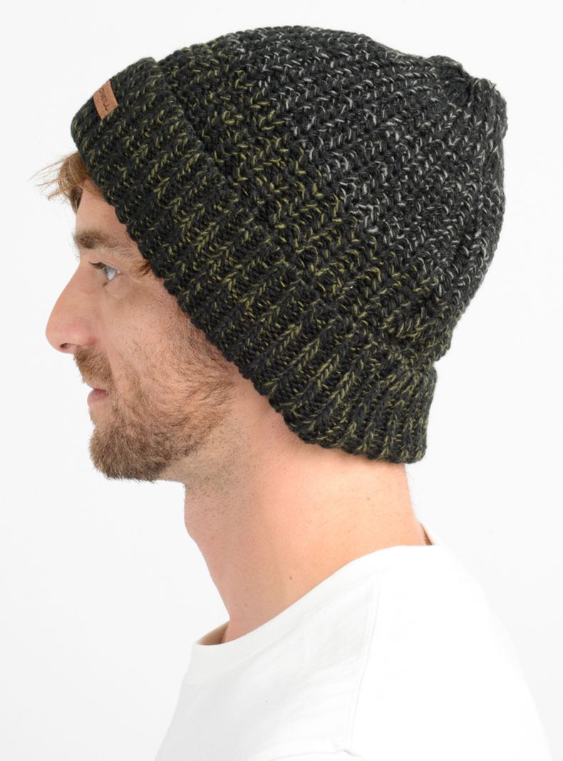 Beanie de Lana Efecto Tejido-3