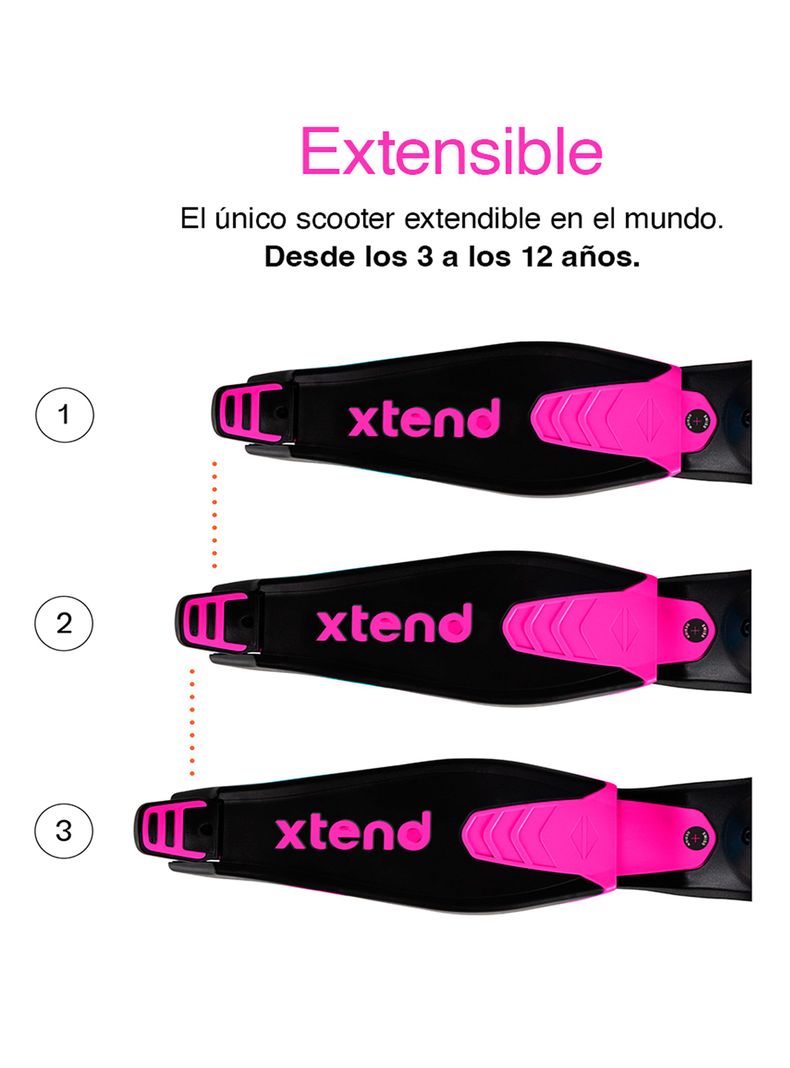 Scooter Xtend Rosa-3