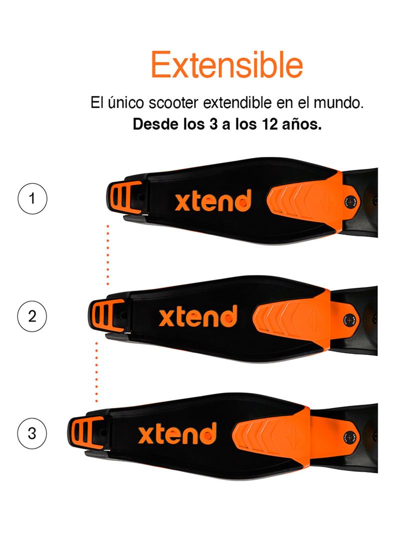 Scooter Xtend Naranja-3
