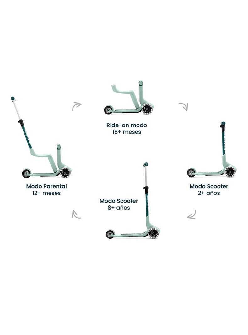 Scooter Xtend Mini Ride Verde-4
