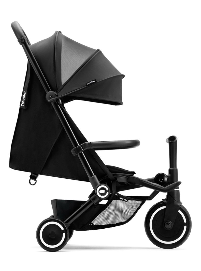 Coche Triciclo Traveler Negro-1
