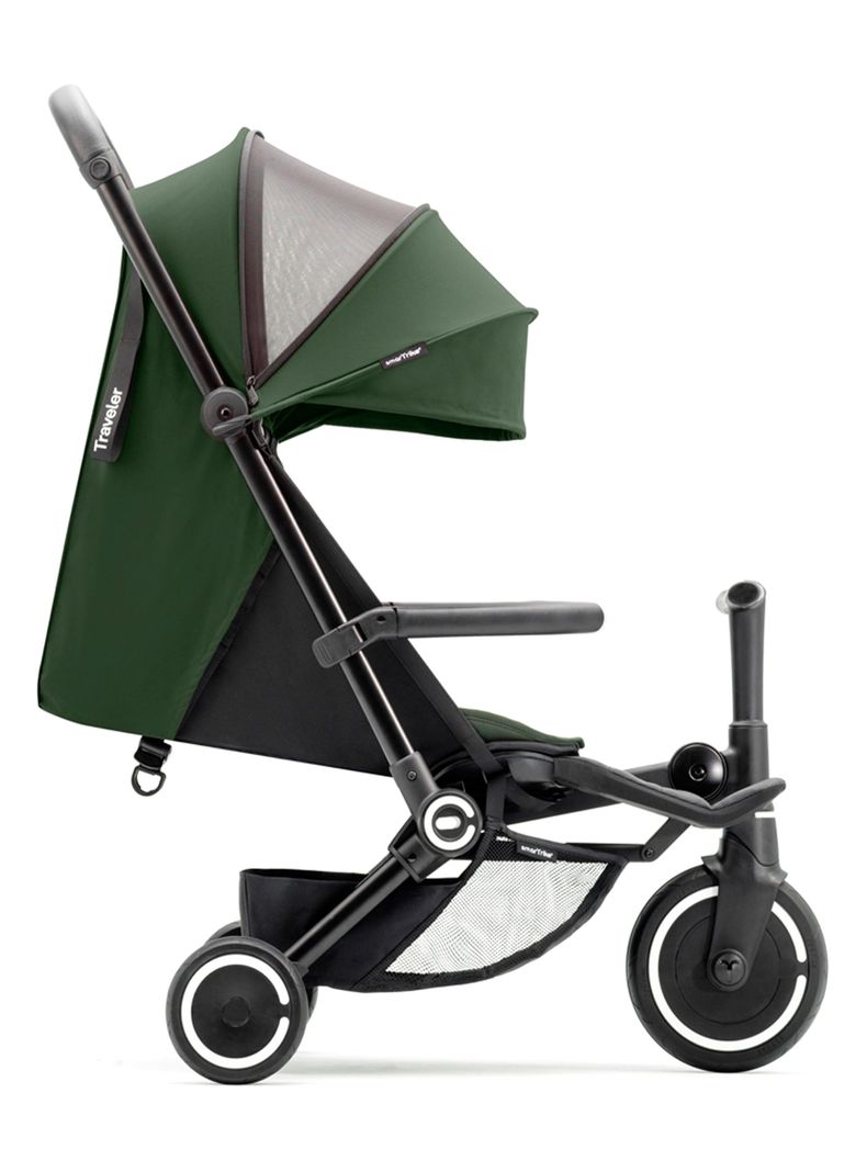 Coche Triciclo Traveler Verde-1