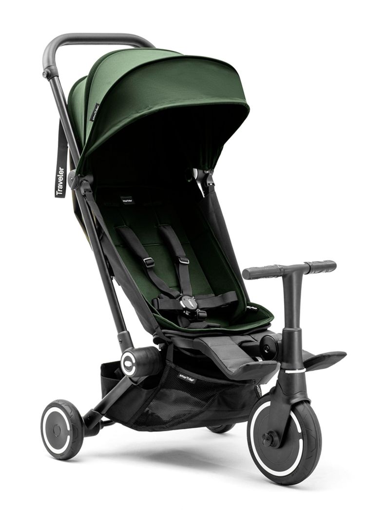 Coche Triciclo Traveler Verde-0