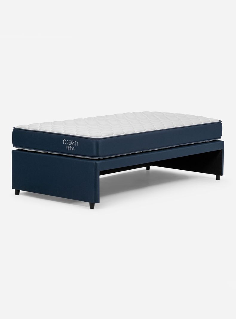 Diván Cama Upline 1.5 Plazas + Respaldo + Velador-3