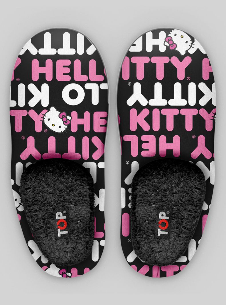 Pantufla Hello Kitty Poliéster-0