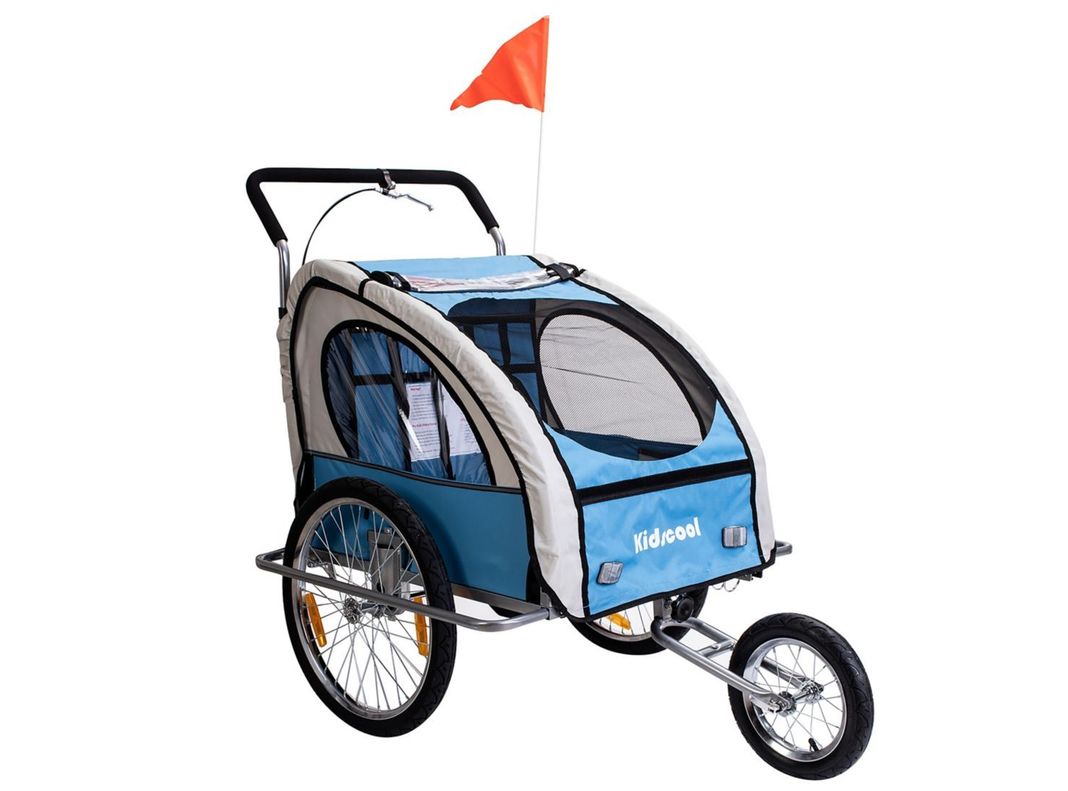 Coche Kidscool Baby Trailer Azul-1