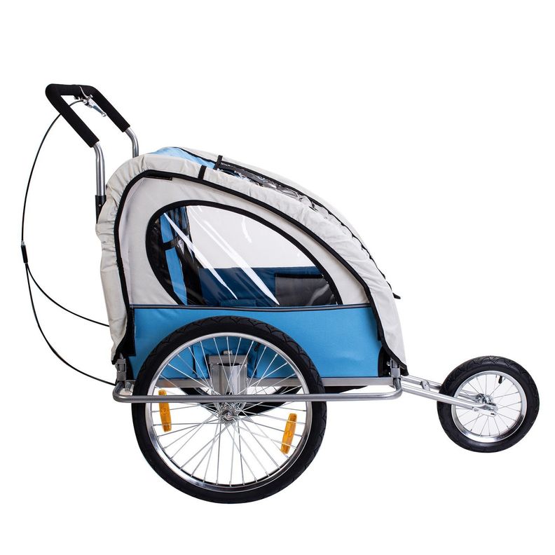 Coche Kidscool Baby Trailer Azul-2