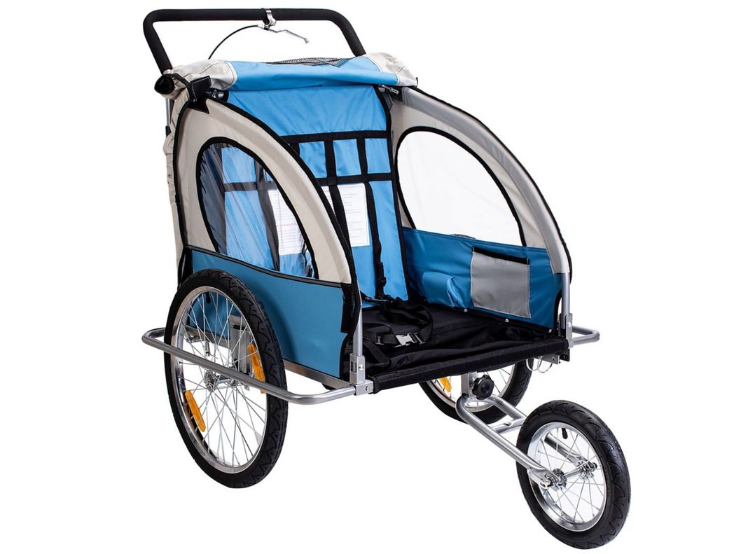Coche Kidscool Baby Trailer Azul-0