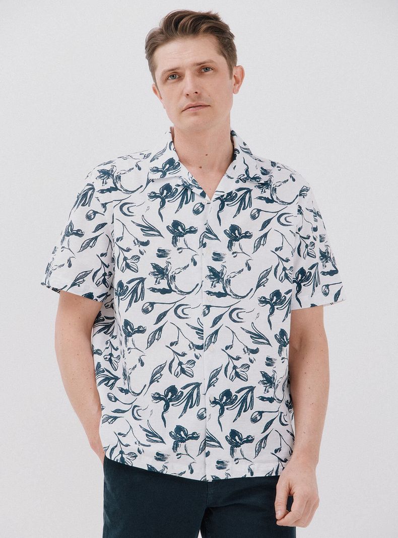 Camisa Manga Corta Estampada